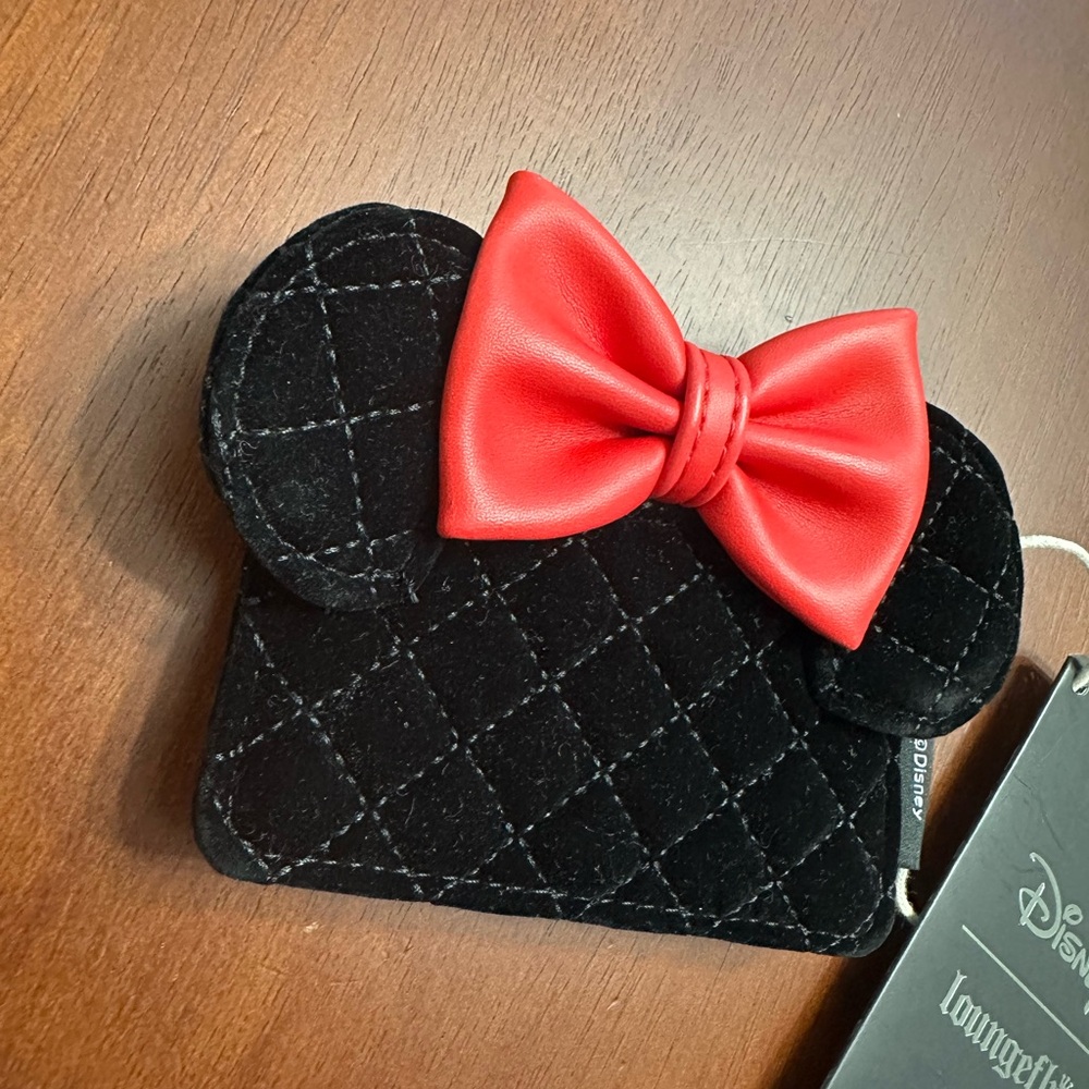 Disney Minnie Mouse Quilted Card Case - Picture 2 of 6
